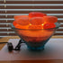Himalayan Salt Poly Carbonate Bowl Massage Stone Warmer + Stones